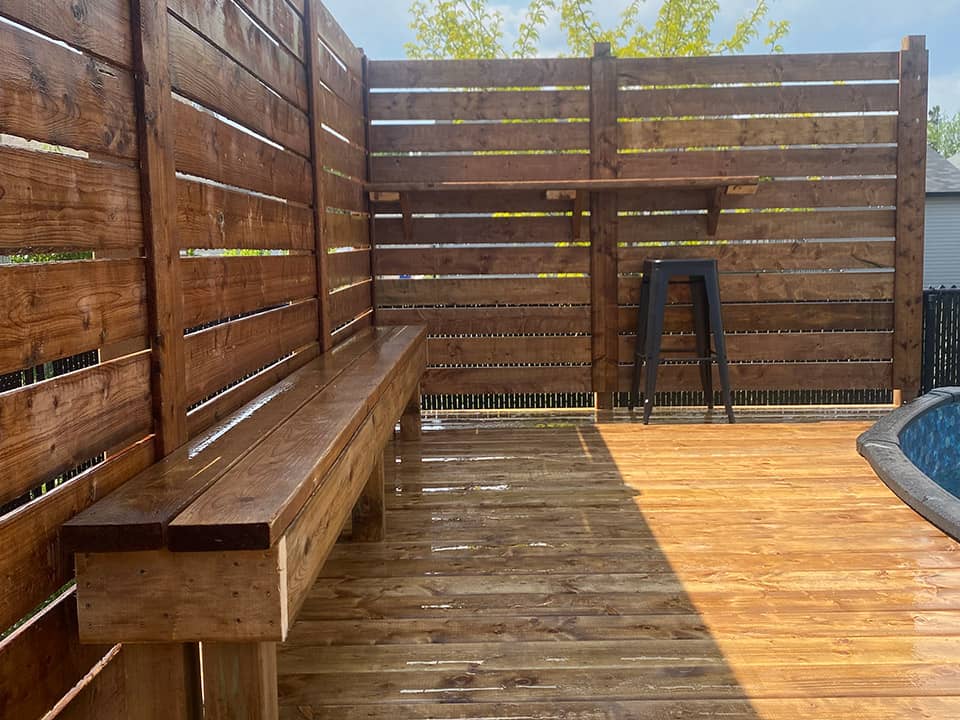 Réalisation Patios & Clôtures Boisvert