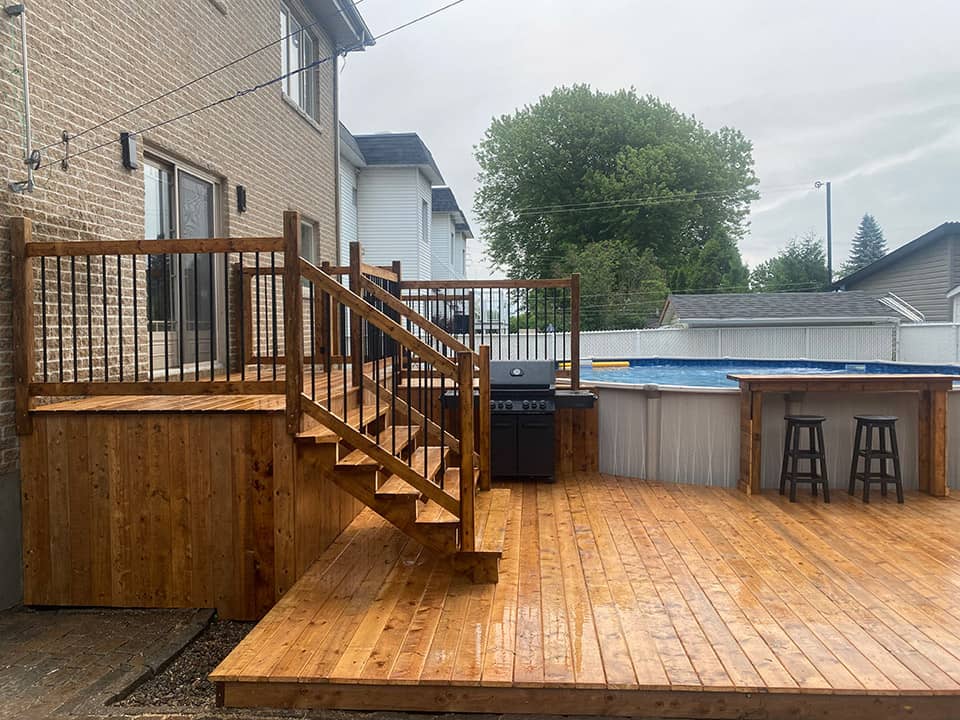 Réalisation Patios & Clôtures Boisvert